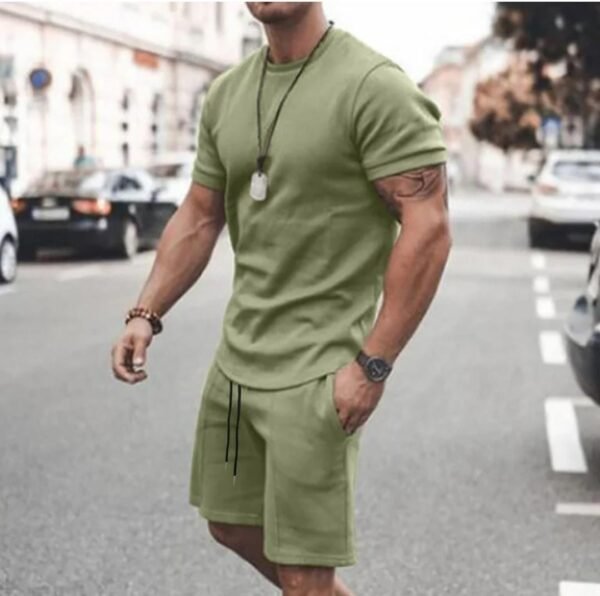 fashion short-sleeved shorts Casual track suit men