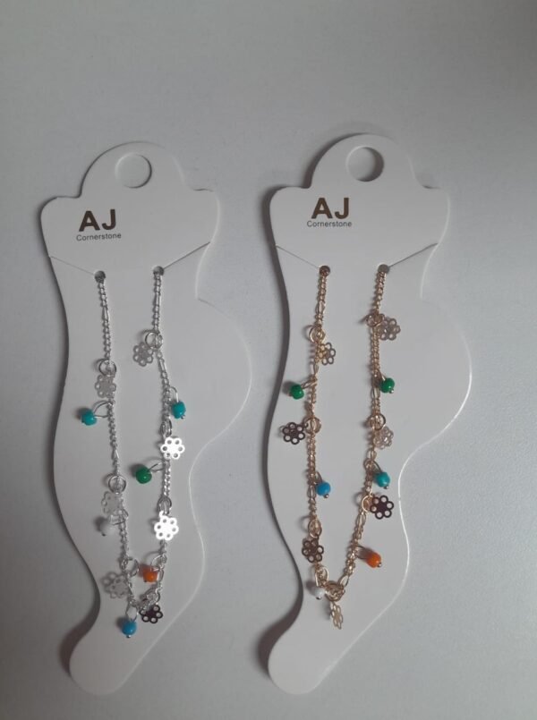 Dainty Boho Colorful Anklet