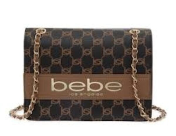 Bebe Los Angeles Serena Monogram Cross Body Bag