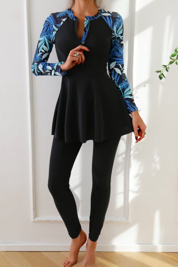 Long dress style Rashguard 2 pc set