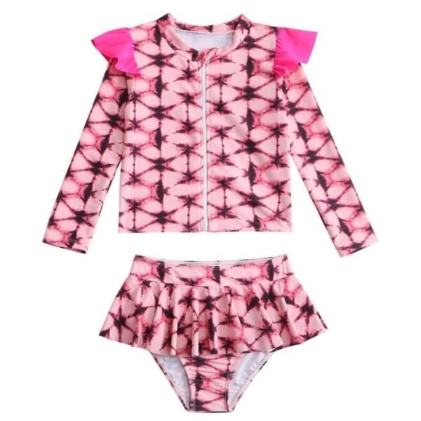Pink Rashguard set for girls