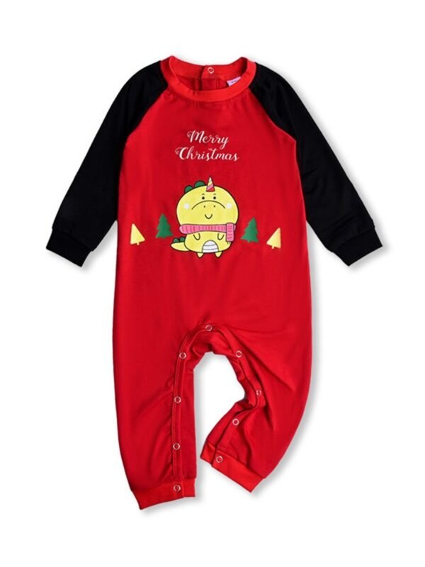 Merry Christmas Dinosaur Onezie