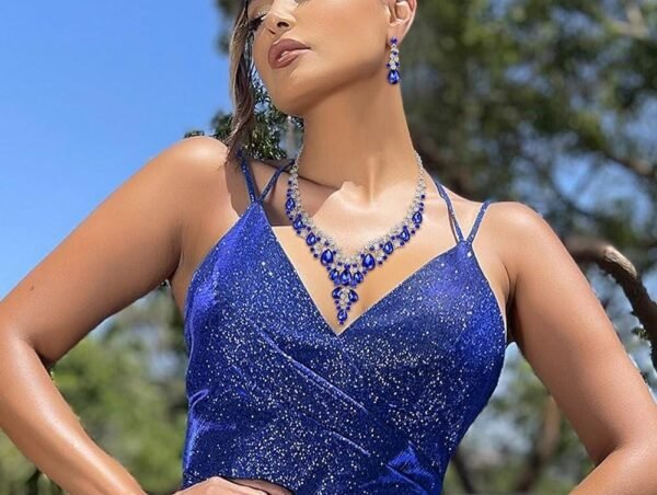 occidental style necklace earrings set