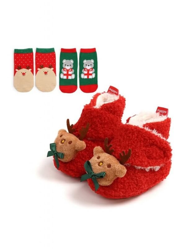 Kids Christmas Reindeer Boots