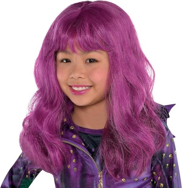 Disney Descendants 2 Mal Wig Kids Halloween Accessories