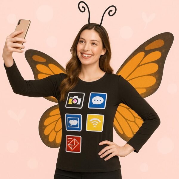 Social Butterfly Kit Halloween Accessories