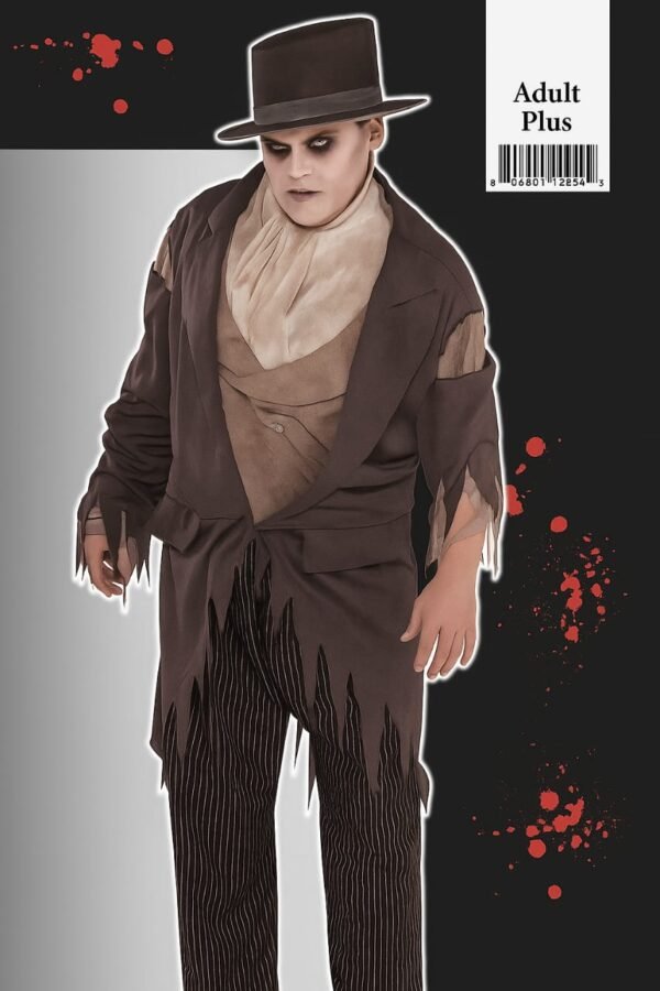 Zombie Groom Male Plus Size Halloween Costume