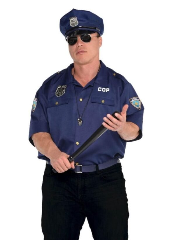 Law Enforcement Cop Shirt Adult Halloween Costume