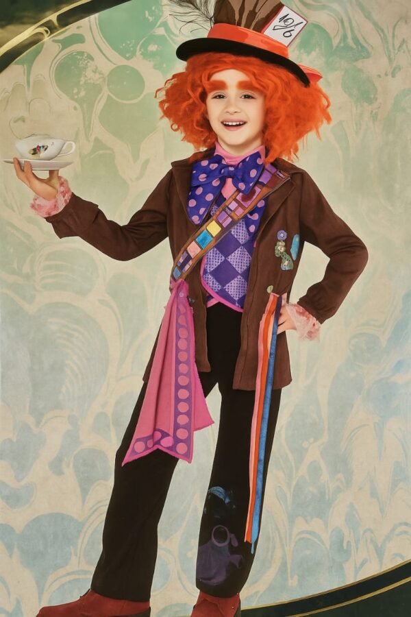 Alice Through the Looking Glass Mad Hatter Kids Halloween Costume