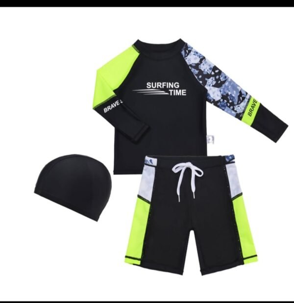 Surfing Time 3 Pc Boys Rashguard