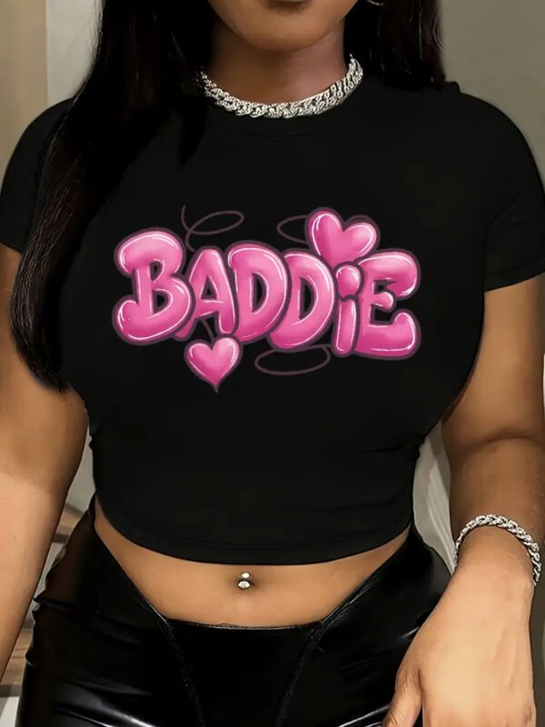 Printed Casual Crop Top