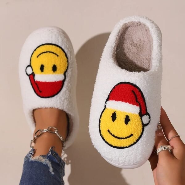 Christmas Themed Fluffy Bedroom Slipper
