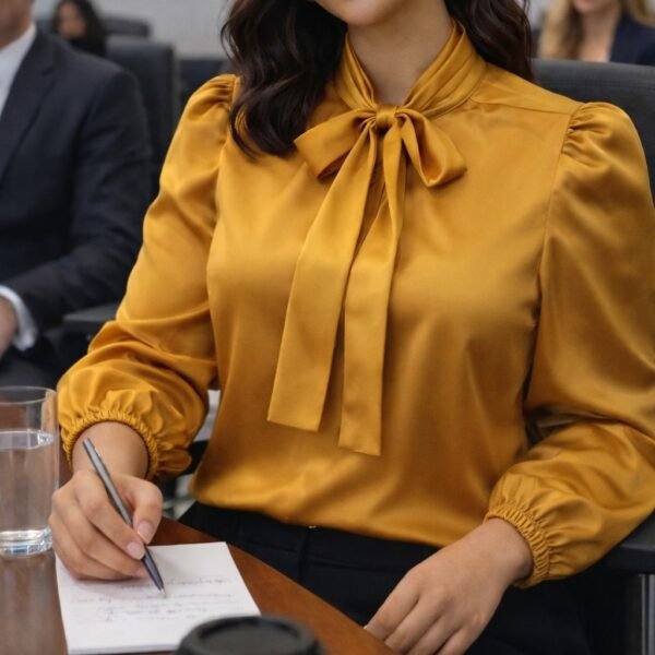 satin blouse