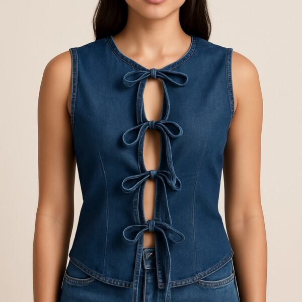 Denim top