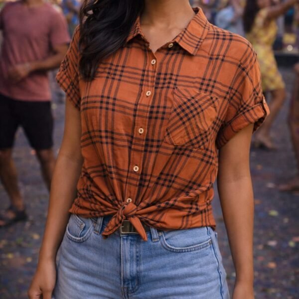 Front knot top