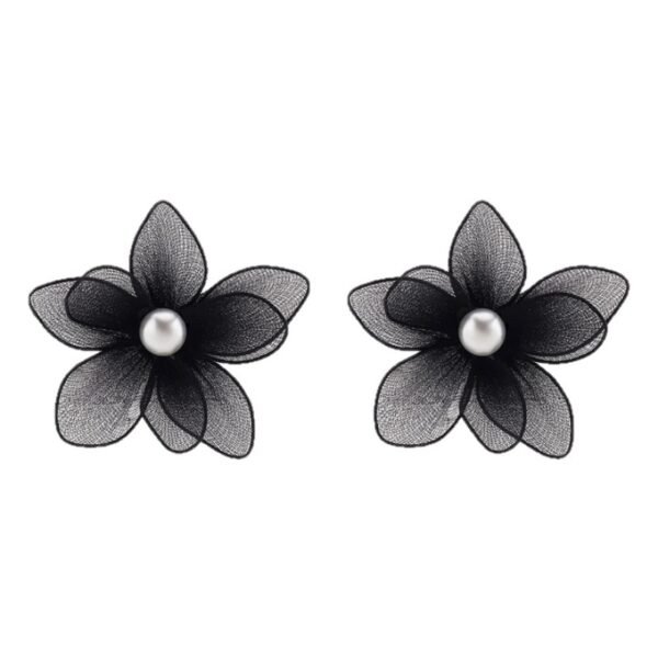3d Flower Ear Stud