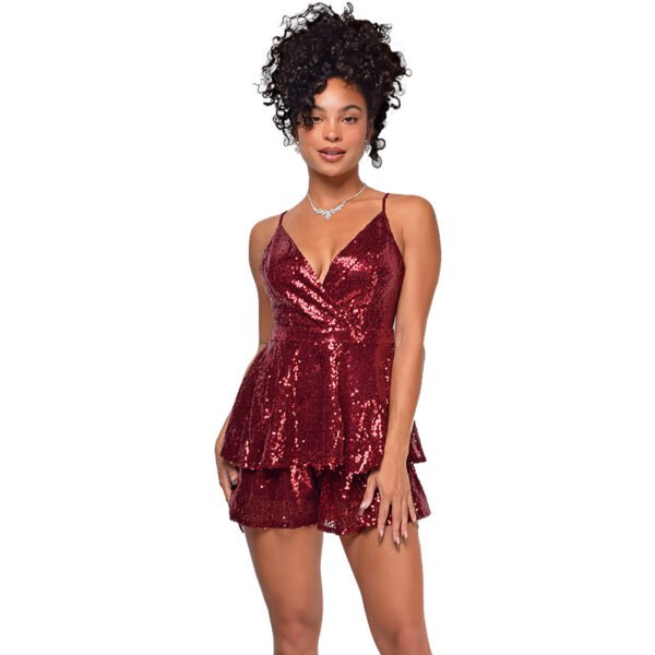 Sequin Short Romper