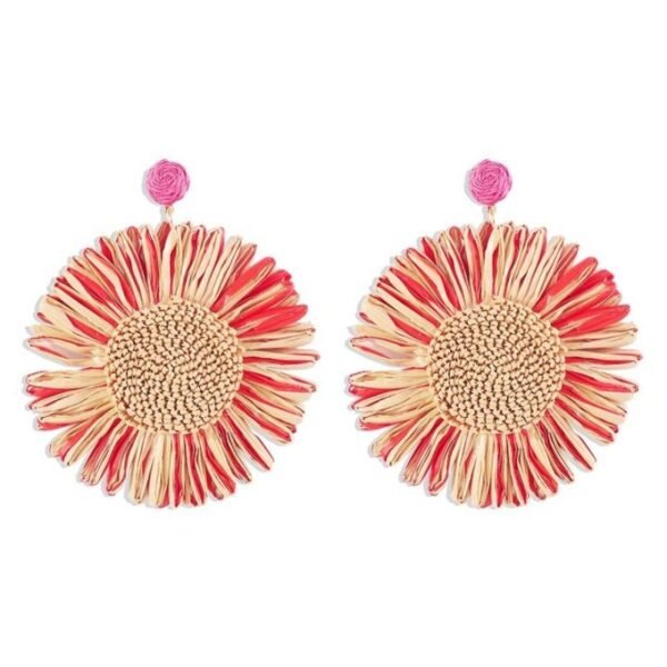 Weave Flower Earring