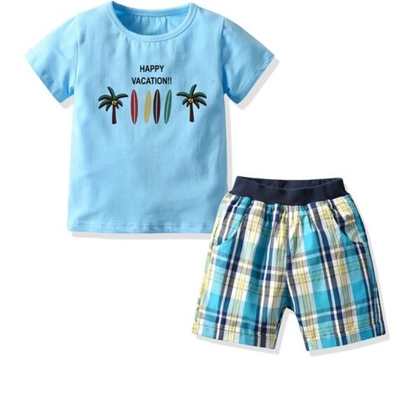 Boys Casual Short Pants Set