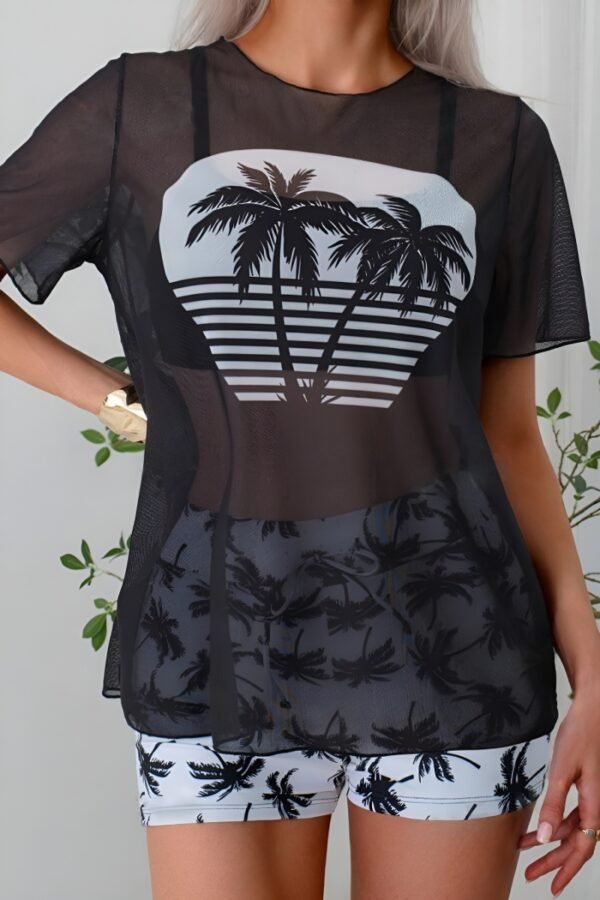 Palm Print 3pc Set