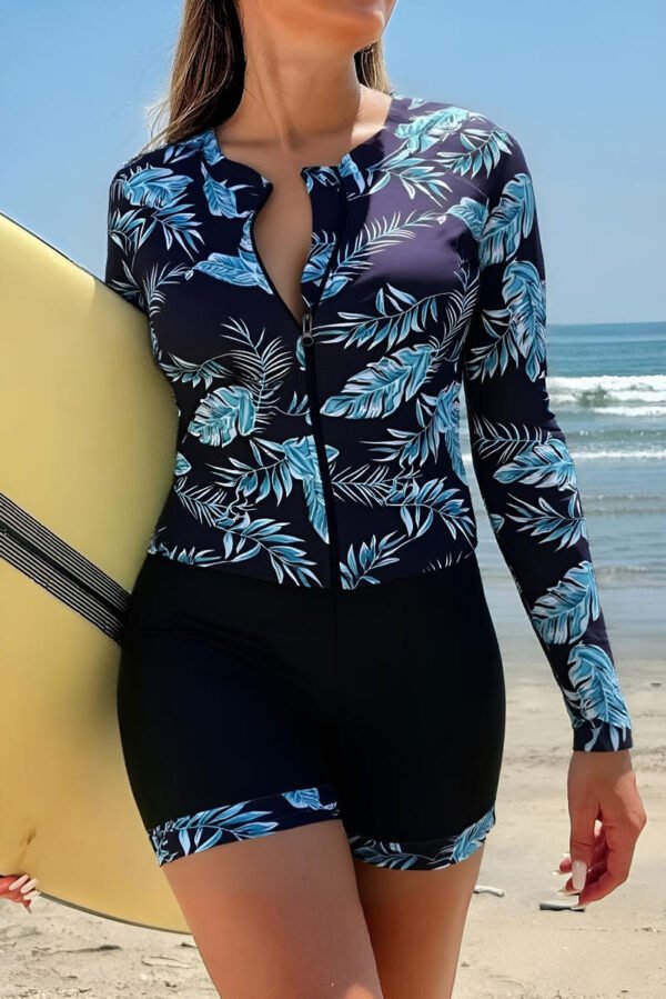 Floral 2pc With Mid Length Short