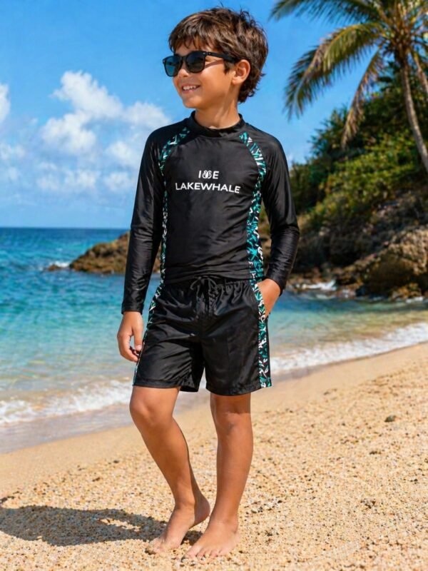 Boys Rashguard Set