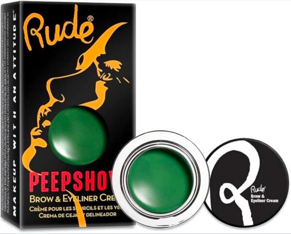 rude peep show brow and eyeliner cream