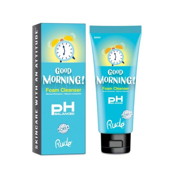 rude good morning foam cleanser