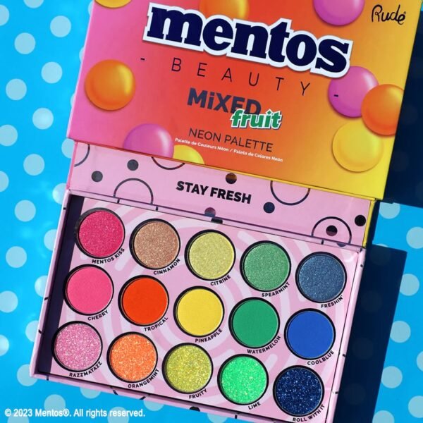 Rude x Mentos mixed fruit palette