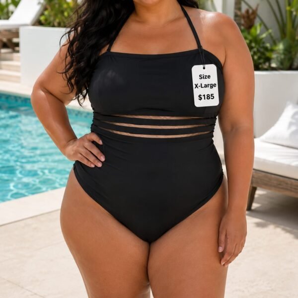 Strapless One Piece Swimsuit
