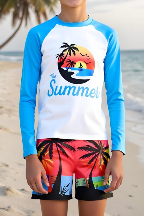 Boys Rashguard Set