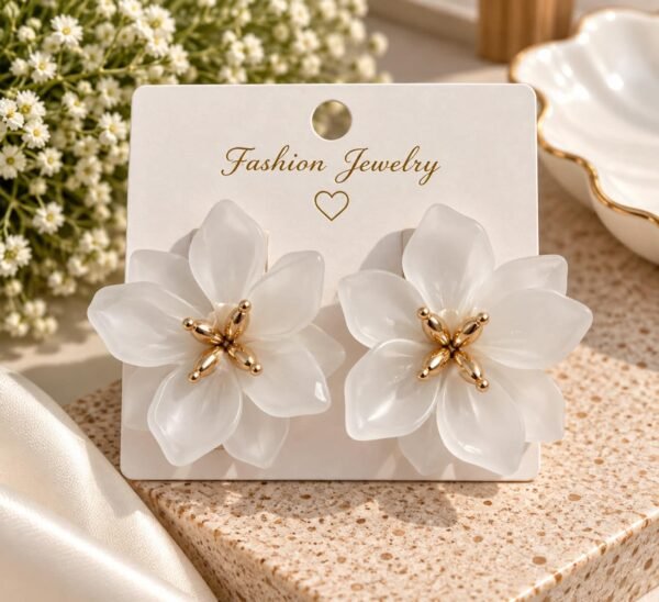 3Dimensional Flower Earring